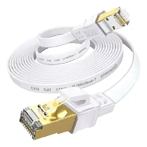 Cable Ethernet Categoría 8 De 10m Plano