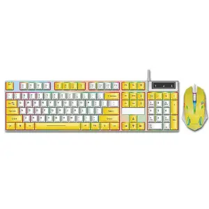Combo Gamer Teclado + Mouse Alambrico Am