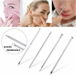 EXTRACTOR DE ESPINILLAS ACNE 4 PIEZAS