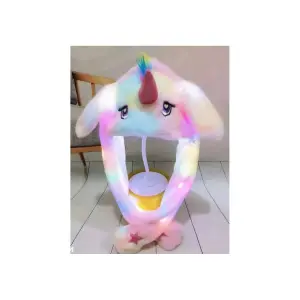 Gorro de orejas luminoso niños  ⚡