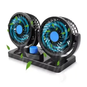 Ventilador De Carro Duo 12 Voltios Giro
