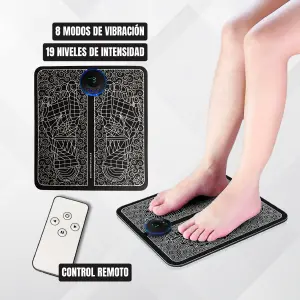 TAPETE MASAJEADOR DE PIES + CNTRL REMOTO