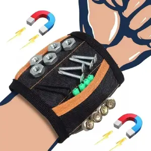 Brazalete Magnético Para Herramientas: ¡Organización y Eficiencia al Alcance de Tu Mano! - Brazalete Magnético Para Herramientas