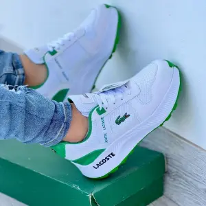 Tenis Lacoste Caballero Blanco