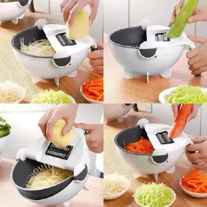 ​PICADOR RALLADOR ESCURRIDOR 9 EN 1🥗