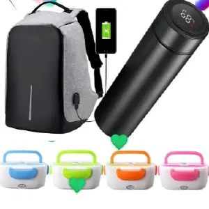 COMBO MORRAL,TERMO,LONCHERA