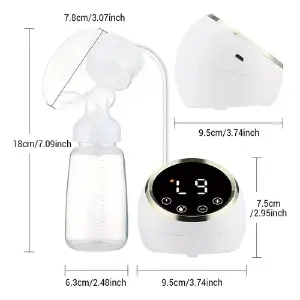 Extractor De Leche Moderno Digital Doble