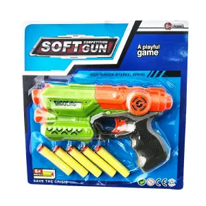 Pistola Lanza Dardos Nerf Multiples Jugu