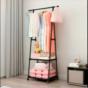 PERCHERO ORGANIZADOR TRIANGULAR DE ROPA