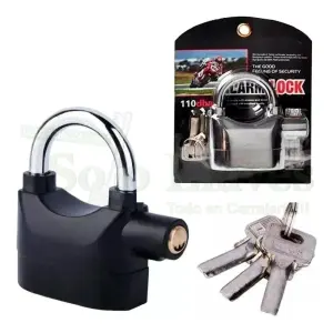 Candado De Seguridad Con Alarma Moto