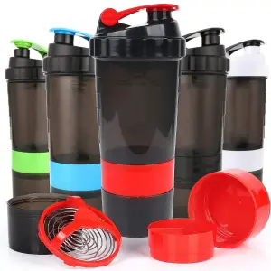 Termo Mezclador Proteína 500Ml Gimnasio