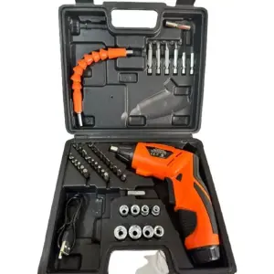 Juego de herramientas electrico naranja