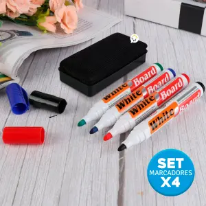 Set Marcadores Borrables x4 GM1903496