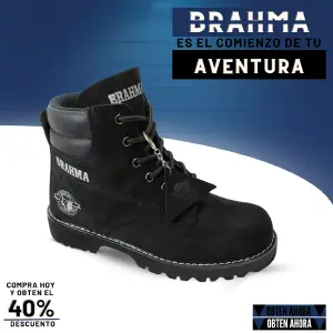 BOTA BRAHMA 100% CUERO