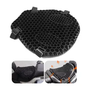 Cojín Asiento Moto Gel Siliconado Absorc: Máxima Comodidad en Cada Viaje - Cojin Asiento Moto Gel Siliconado Absorc