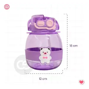 Botella Pitillo Diseño Oso 1300ml