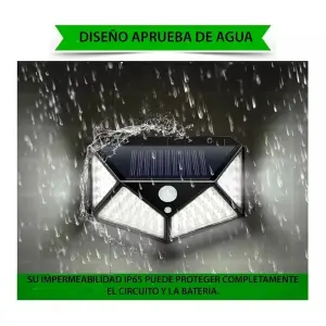 Lámpara Solar 180luces Exteriores Sensor