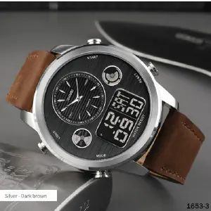 1653-3 RELOJ SKMEI ANA-DIG  CUERO HOMBRE