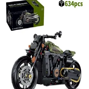 Moto armable HALEI DAVIDSN VERDE
