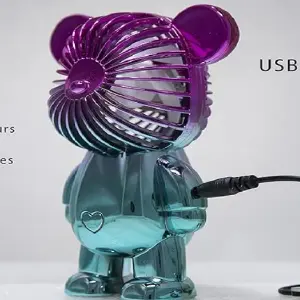 Mini ventilador portatil oso