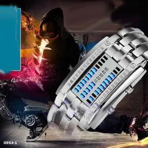 0953-1 RELOJ PLATA SKMEI BINARIO PEQUEÑO