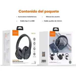 Diadema Bluetooth Inalámbrica VIDVIE BBH