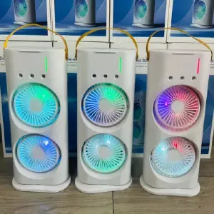Ventilador De Escritorio De Doble Cabeza