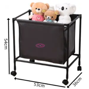 Organizador De Ropa Con Cesta De Tela