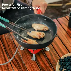 Mini Estufa A Gas Para Camping Plegable
