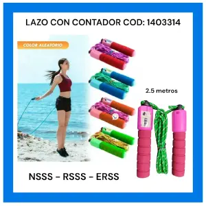 LAZO CON CONTADOR 1403314 2.5MTS