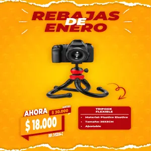 SOPORTE PARA CAMARA PULPO