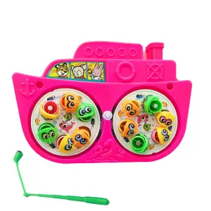 Juego De Pesca Iman Juguete Giratorio