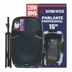 Cabina De Sonido 15 Pulgadas Profesional