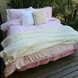 Funda Duvet Estampado Franjas Rosa Dobl