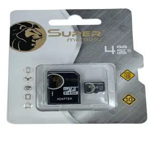 Micro SD 4GB + Adaptador SD