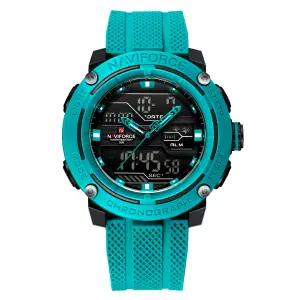 Reloj Naviforce Deportivo Nf7114 Goma Le