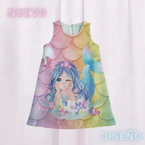 Vestido sirenita blue