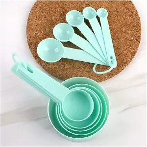 Set De 4 Cucharas Y 4 Tazas Medidoras
