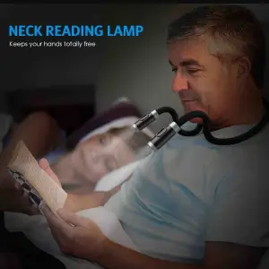 Lámpara Led Cuello Lijera Portatil
