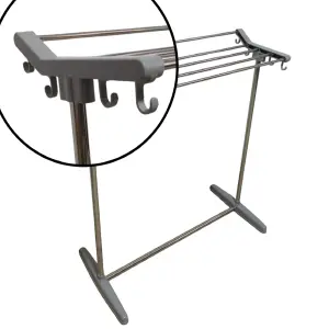 Soporte Plegable Móvil Para Toallas