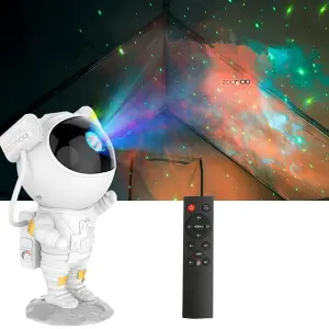 Lampara Proyector Astronauta De Galaxia: ¡Lleva el UNIVERSO a tu habitación! - Lampara Proyector Astronauta De Galaxia