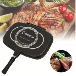 Sartén Doble Parrilla Antiadherente 36cm