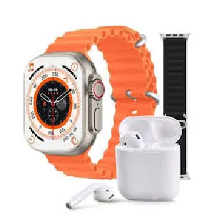 Combo  Reloj Whatch 8 ultra + audífonos