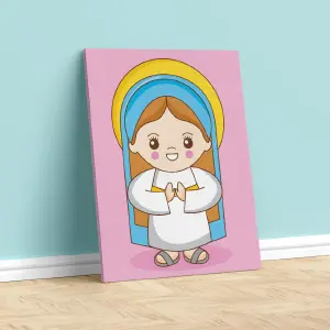 VIRGEN NIÑOS LIENZO 15