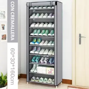 Zapatero Tela 9 Niveles Organizador
