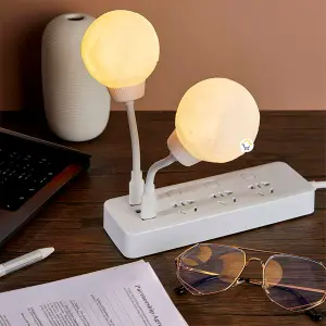 Luz LED De Noche USB Luna Atenuador 8LAM