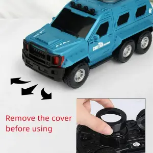 Carro Militar Lanza Tazos Juguete Intera