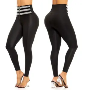 Leggins Plateados Mujer