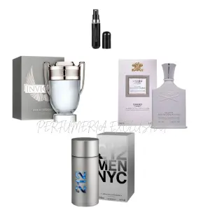 Invictus+creed silver+212 men nyc+perfum