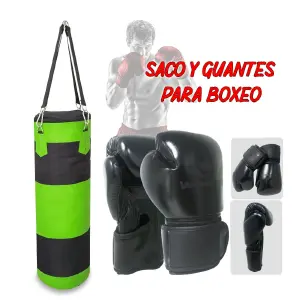 Kit De Boxeo Saco y Guantes